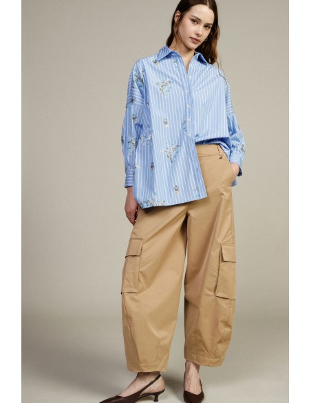 Pantalon taille haute Palace avec poches Maxi Dixie