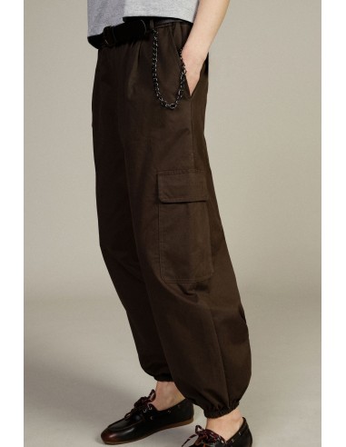 Cargo broek met zakken en afneembare riem Dixie