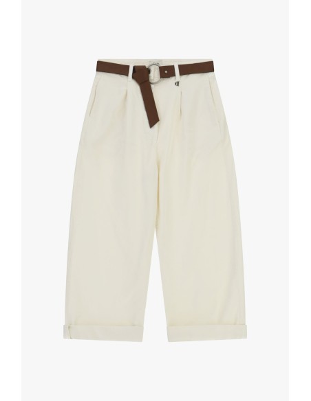 Palace Fit Pantalon avec ceinture et revers Dixie