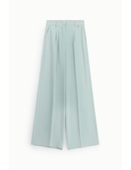 Dixie Palazzo-broek met hoge taille en plooien