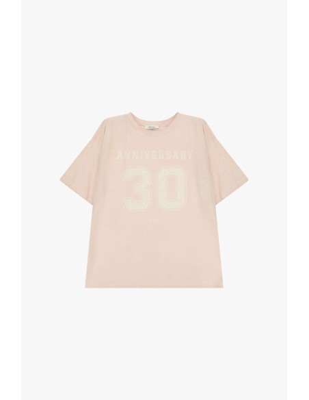 Dixie T-shirt met ronde hals, ruime pasvorm en 30th Anniversary-print