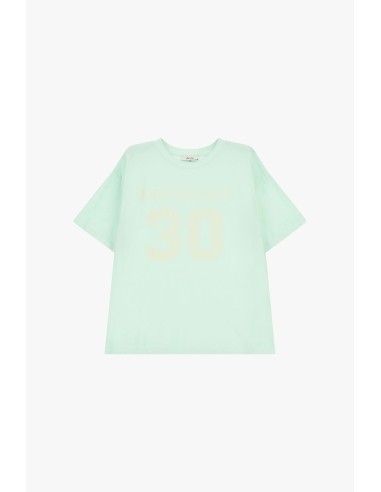 T-Shirt Large Print 30th Anniversary Crew Neck Dixie