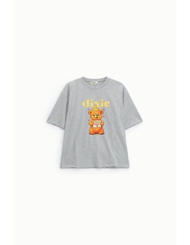 T-Shirt Bears Print Regular Fit Crew Neck Dixie