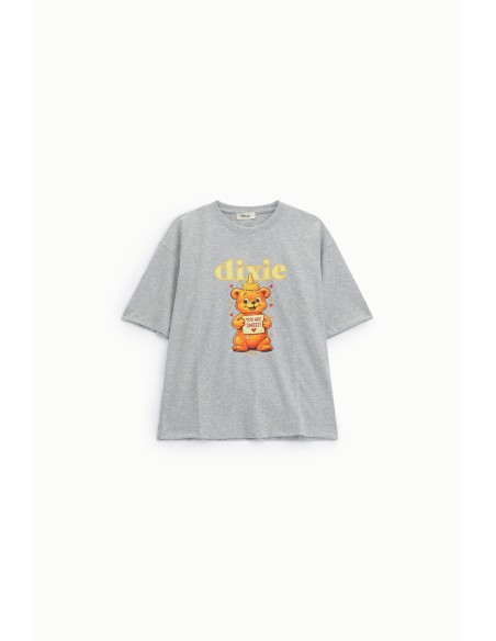 T-Shirt Bears Print Regular Fit Crew Neck Dixie