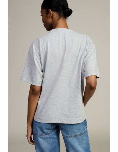 T-shirt met berenprint, normale pasvorm, ronde hals Dixie