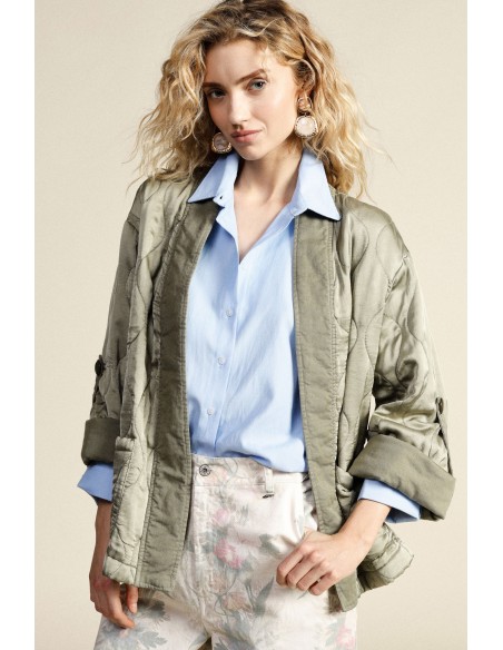 Veste matelassée coupe ample avec poches plaquées Dixie