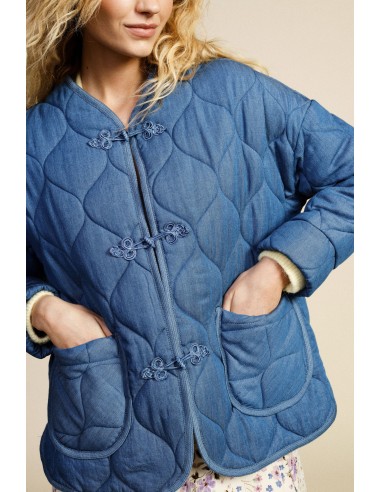 Veste matelassée avec poches plaquées et boutons Dixie
