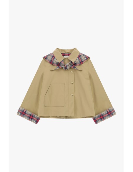 Veste Chemise avec col Maxi contrasté Dixie