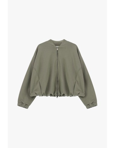 Bomber zippé avec poignets élastiqués Dixie