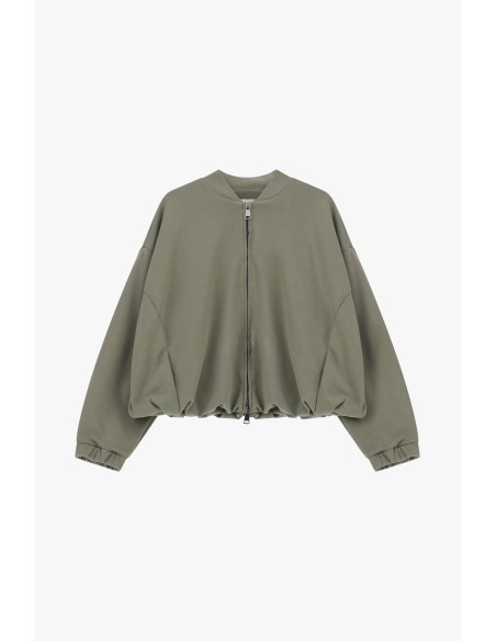 Bomber zippé avec poignets élastiqués Dixie