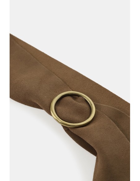 Brede riem met metalen ring Dixie