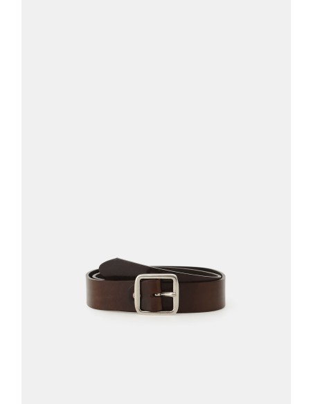 Ceinture Dixie avec boucle carrée en métal