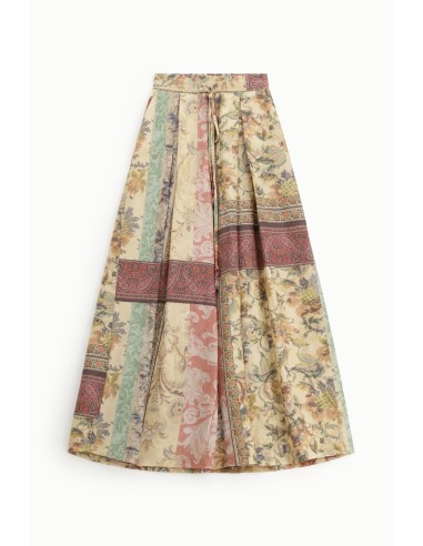 Pantalon palazzo à motifs ornementaux Dixie