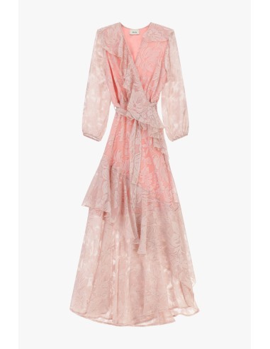 Robe longue à volants et imprimé floral Dixie