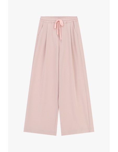 Pantalon palazzo 7/8 Dixie à taille élastiquée