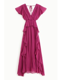 Robe longue fluide à volants Dixie 2