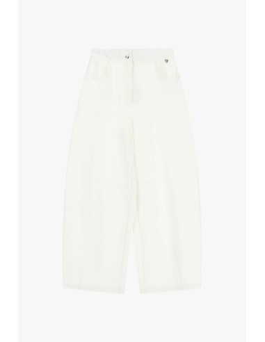 Pantalon palazzo raccourci avec poches arrondies Dixie