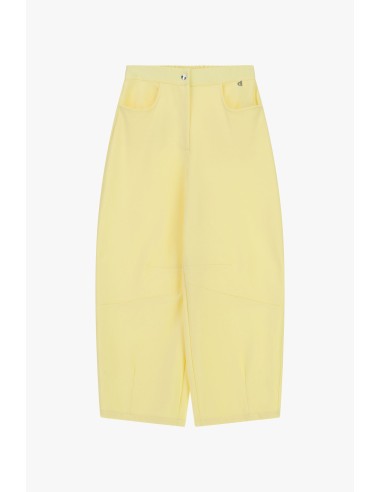 Pantalon palazzo raccourci avec poches arrondies Dixie