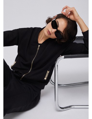 Sweatshirt avec détails en chaîne Liu Jo