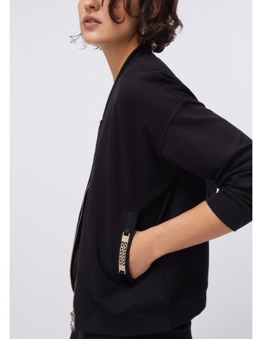 Sweatshirt avec détails en chaîne Liu Jo