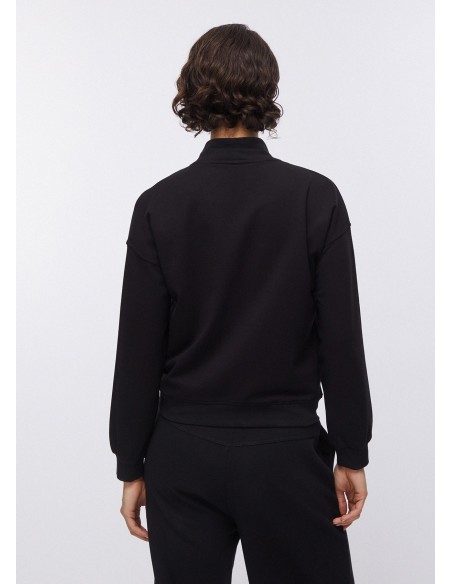 Sweatshirt avec détails en chaîne Liu Jo