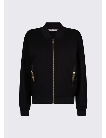 Sweatshirt avec détails en chaîne Liu Jo