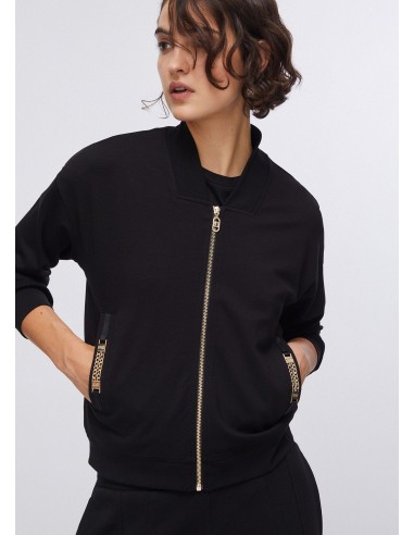 Sweatshirt avec détails en chaîne Liu Jo