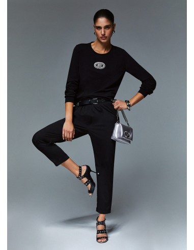 Pantalon slim fit à revers Liu Jo