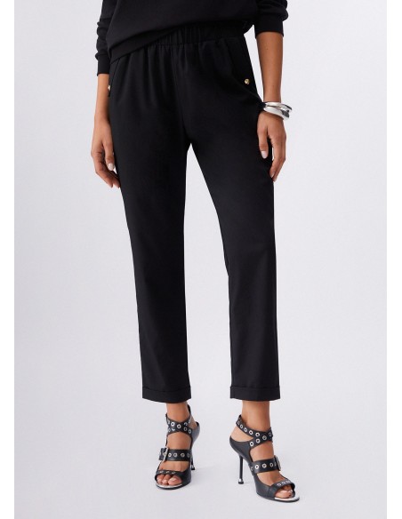 Pantalon slim fit à revers Liu Jo