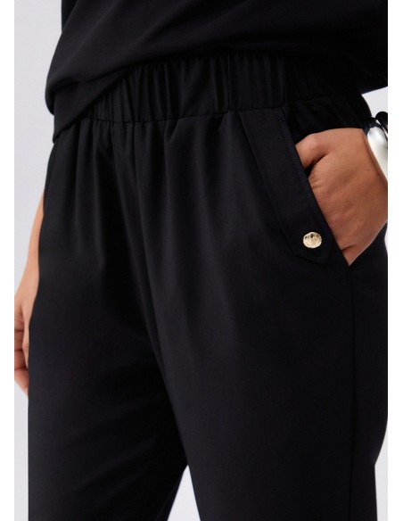 Pantalon slim fit à revers Liu Jo