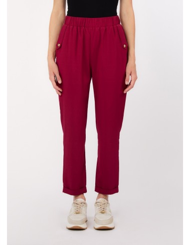 Pantalon slim fit à revers Liu Jo