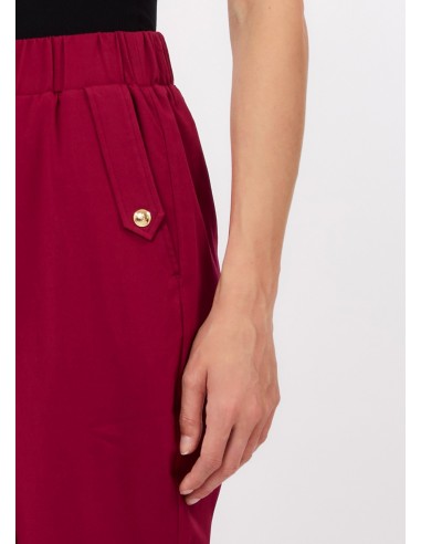 Pantalon slim fit à revers Liu Jo
