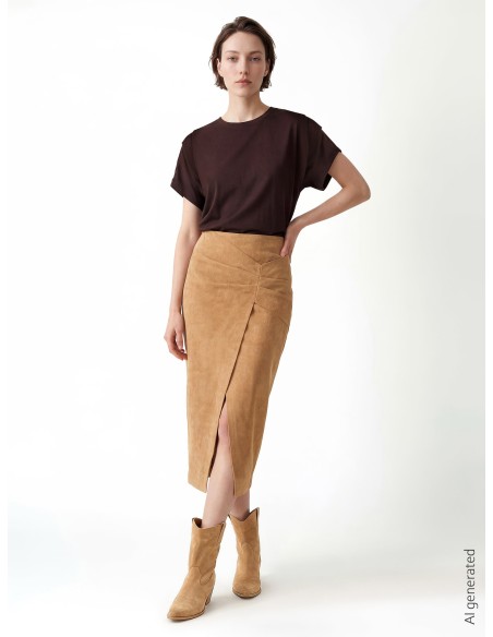 Rinascimento - T-shirt en viscose fluide