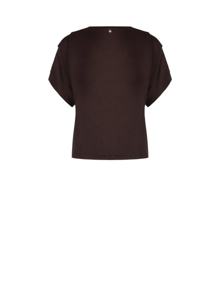 Ruimvallend en soepel T-shirt van viscose Rinascimento