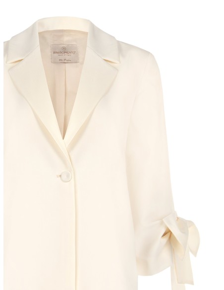 Veste blazer ample avec maxi nœuds sur les manches Rinascimento