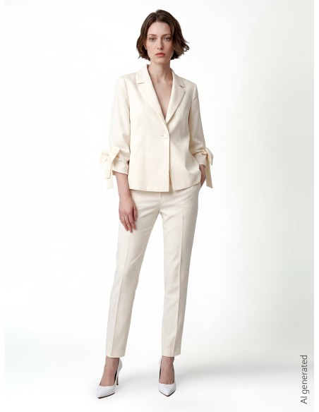 Veste blazer ample avec maxi nœuds sur les manches Rinascimento