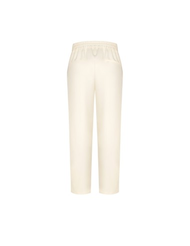 Pantalon cigarette en mélange de viscose avec nœud à la taille et élastique au dos Rinascimento