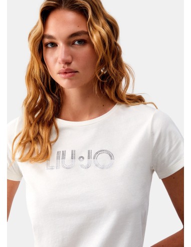 T-shirt met strass van Liu Jo