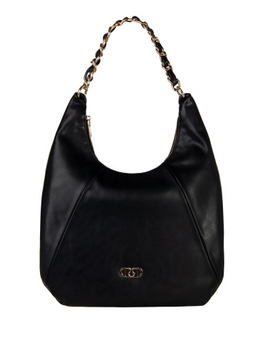 Sac à épaule demi-lune en similicuir avec bandoulière réglable et amovible Rinascimento