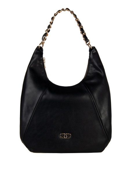 Sac à épaule demi-lune en similicuir avec bandoulière réglable et amovible Rinascimento