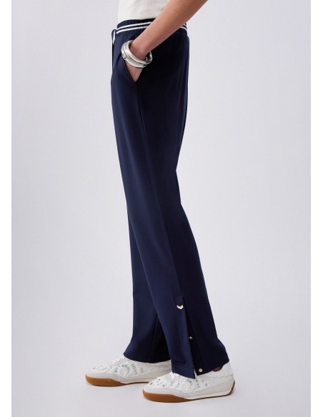 Pantalon en jersey interlock Liu Jo
