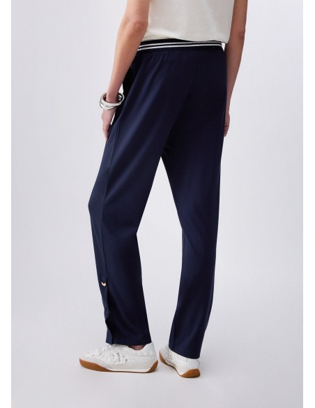 Pantalon en jersey interlock Liu Jo