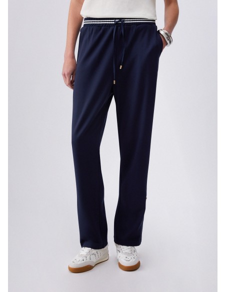 Pantalon en jersey interlock Liu Jo