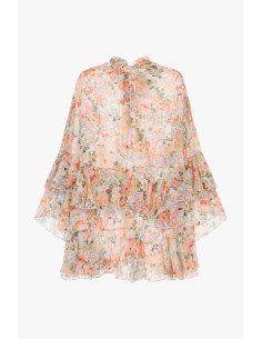 Robe courte à volants et imprimé floral Dixie 2
