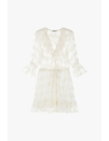 Robe courte à col en V Dixie