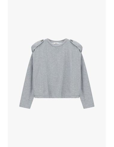 Sweat à col ras du cou Dixie Structured Shoulders Short