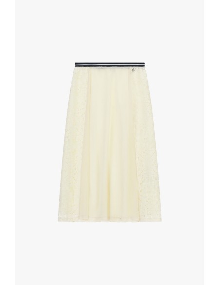 Jupe midi avec couche légère et détails délicats Dixie