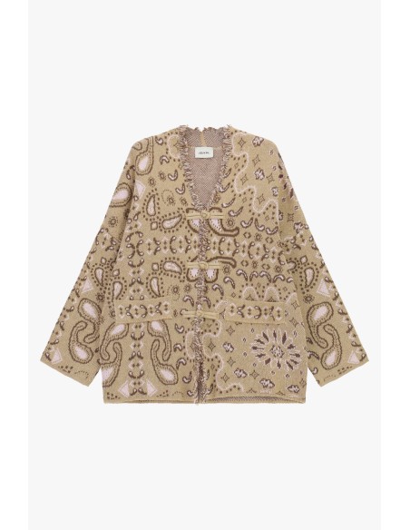 Cardigan avec fermeture à glissière et poches avant Dixie
