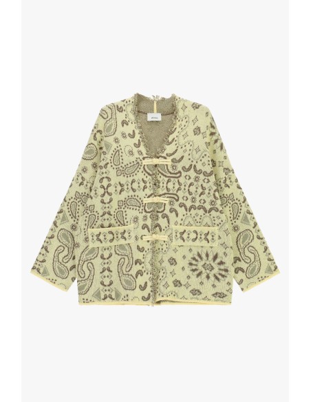Cardigan avec fermeture à glissière et poches avant Dixie