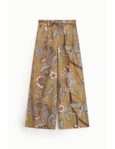 Dixie Palazzo-broek met bloemenprint en hoge taille 2